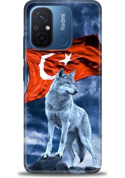 Xiaomi Redmi 12C Kılıf Hd Baskılı Kılıf + Seramik Tam Kaplayan Ekran Koruyucu 36