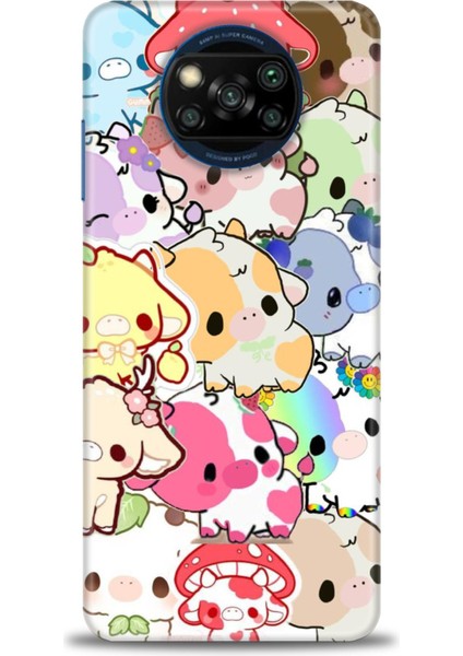 Xiaomi Poco X3 Pro Kılıf Hd Baskılı Kılıf + Seramik Tam Kaplayan Ekran Koruyucu 491