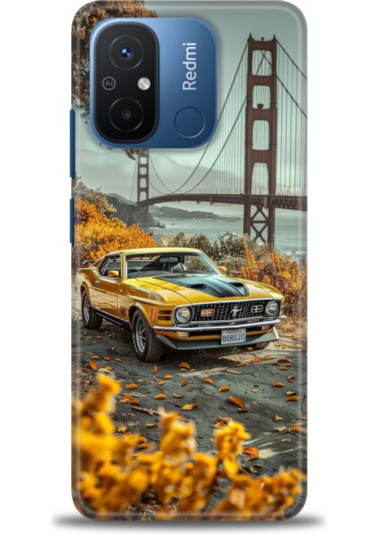 Xiaomi Redmi 12C Kılıf Hd Baskılı Kılıf + Seramik Tam Kaplayan Ekran Koruyucu 105