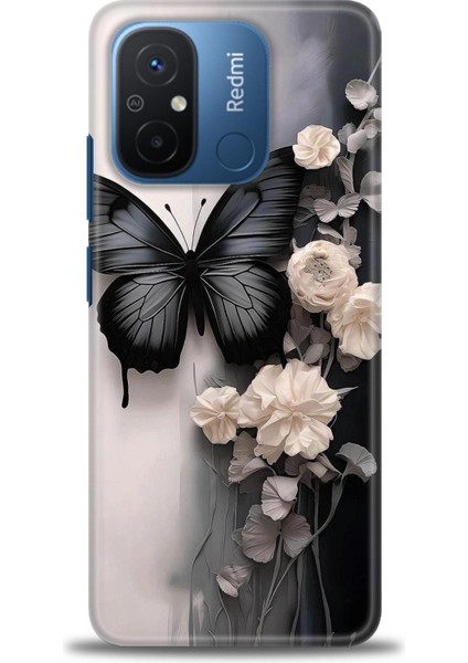 Xiaomi Redmi 12C Kılıf Hd Baskılı Kılıf + Seramik Tam Kaplayan Ekran Koruyucu 148