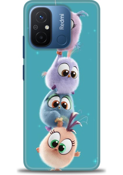 Xiaomi Redmi 12C Kılıf Hd Baskılı Kılıf + Seramik Tam Kaplayan Ekran Koruyucu 368