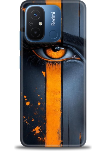 Xiaomi Redmi 12C Kılıf Hd Baskılı Kılıf + Seramik Tam Kaplayan Ekran Koruyucu 142