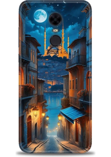 Xiaomi Redmi 5 Plus Kılıf Hd Baskılı Kılıf + Seramik Tam Kaplayan Ekran Koruyucu 221