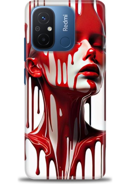 Xiaomi Redmi 12C Kılıf Hd Baskılı Kılıf + Seramik Tam Kaplayan Ekran Koruyucu 150