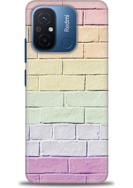 Xiaomi Redmi 12C Kılıf Hd Baskılı Kılıf + Seramik Tam Kaplayan Ekran Koruyucu 434
