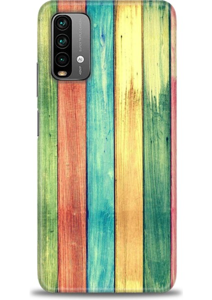 Xiaomi Redmi 9t Hd Baskılı Kılıf + Seramik Tam Kaplayan Ekran Koruyucu 438