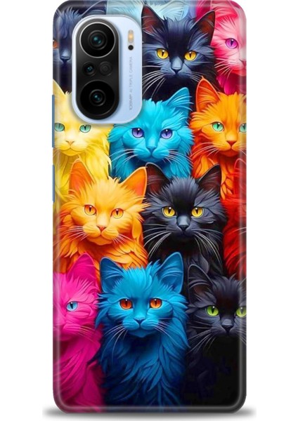 Xiaomi Redmi K40 Pro Hd Baskılı Kılıf + Seramik Tam Kaplayan Ekran Koruyucu 70