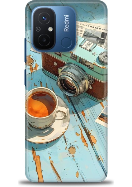 Xiaomi Redmi 12C Kılıf Hd Baskılı Kılıf + Seramik Tam Kaplayan Ekran Koruyucu 269