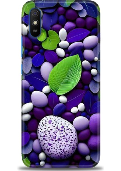 Xiaomi Redmi 9A Hd Baskılı Kılıf + Seramik Tam Kaplayan Ekran Koruyucu 341