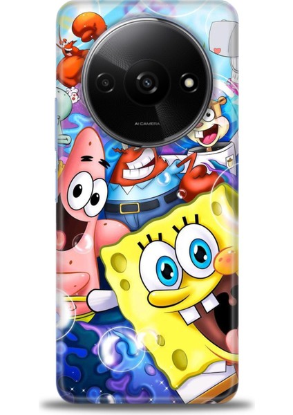 Xiaomi Redmi A3 4g 2024 Hd Baskılı Kılıf + Seramik Tam Kaplayan Ekran Koruyucu 455