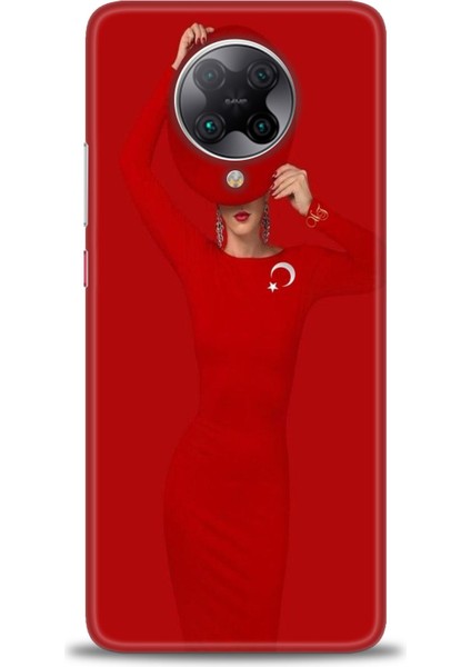 Xiaomi Redmi K30 Pro Hd Baskılı Kılıf + Seramik Tam Kaplayan Ekran Koruyucu 241