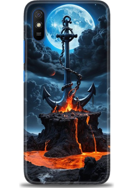 Xiaomi Redmi 9A Hd Baskılı Kılıf + Seramik Tam Kaplayan Ekran Koruyucu 240