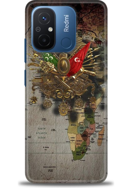 Xiaomi Redmi 12C Kılıf Hd Baskılı Kılıf + Seramik Tam Kaplayan Ekran Koruyucu 467