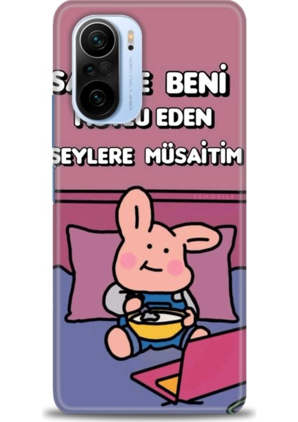 Xiaomi Redmi K40 Hd Baskılı Kılıf + Seramik Tam Kaplayan Ekran Koruyucu 166