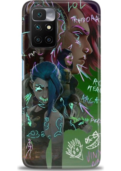 Xiaomi Redmi 10 Kılıf Hd Baskılı Kılıf + Seramik Tam Kaplayan Ekran Koruyucu 272