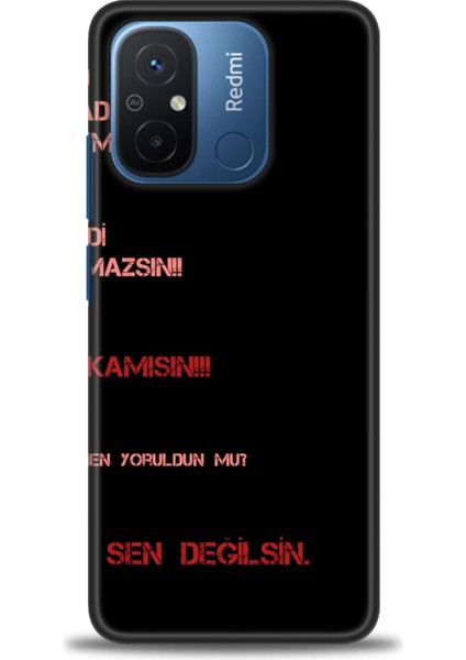 Xiaomi Redmi 12C Kılıf Hd Baskılı Kılıf + Seramik Tam Kaplayan Ekran Koruyucu 391