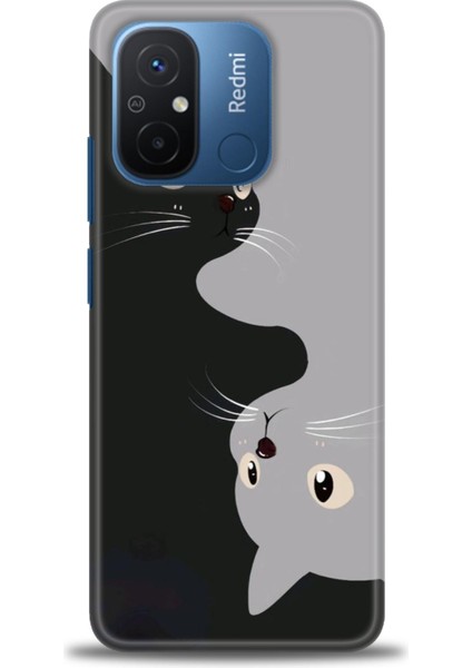 Xiaomi Redmi 12C Kılıf Hd Baskılı Kılıf + Seramik Tam Kaplayan Ekran Koruyucu 67
