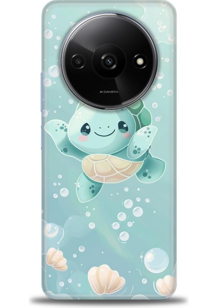 Xiaomi Redmi A3 4g 2024 Hd Baskılı Kılıf + Seramik Tam Kaplayan Ekran Koruyucu 310
