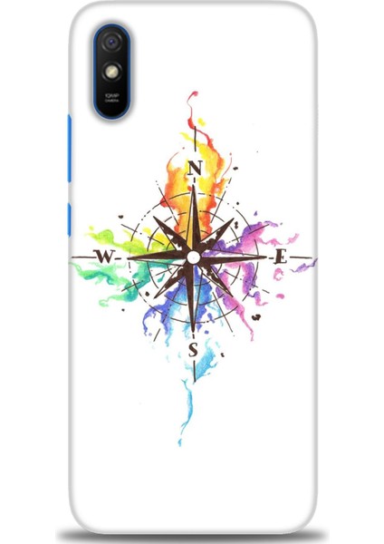 Xiaomi Redmi 9A Hd Baskılı Kılıf + Seramik Tam Kaplayan Ekran Koruyucu 88