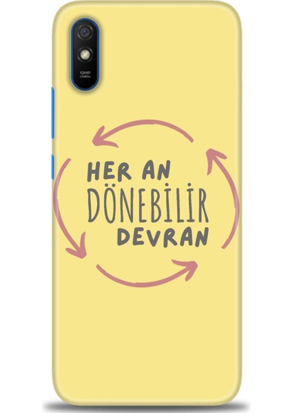 Xiaomi Redmi 9A Hd Baskılı Kılıf + Seramik Tam Kaplayan Ekran Koruyucu 167