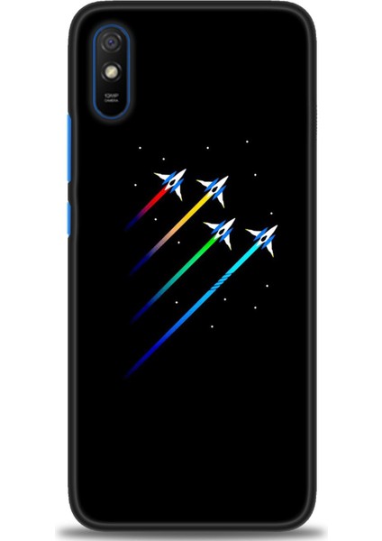 Xiaomi Redmi 9A Hd Baskılı Kılıf + Seramik Tam Kaplayan Ekran Koruyucu 389