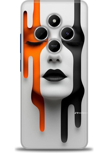 Xiaomi Redmi 14C 4g Kılıf Hd Baskılı Kılıf + Seramik Tam Kaplayan Ekran Koruyucu 143