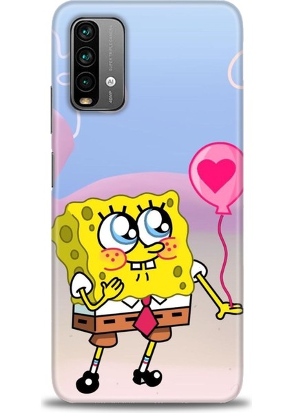 Xiaomi Redmi 9t Hd Baskılı Kılıf + Seramik Tam Kaplayan Ekran Koruyucu 456