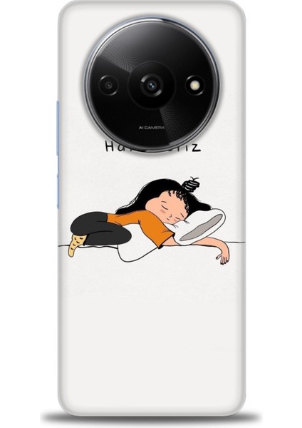 Xiaomi Redmi A3 4g 2024 Hd Baskılı Kılıf + Seramik Tam Kaplayan Ekran Koruyucu 164