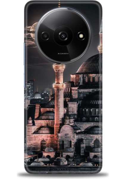 Xiaomi Redmi A3 4g 2024 Hd Baskılı Kılıf + Seramik Tam Kaplayan Ekran Koruyucu 230