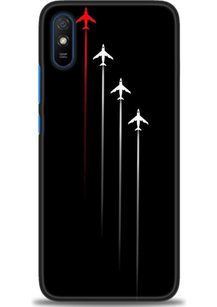 Xiaomi Redmi 9A Hd Baskılı Kılıf + Seramik Tam Kaplayan Ekran Koruyucu 386