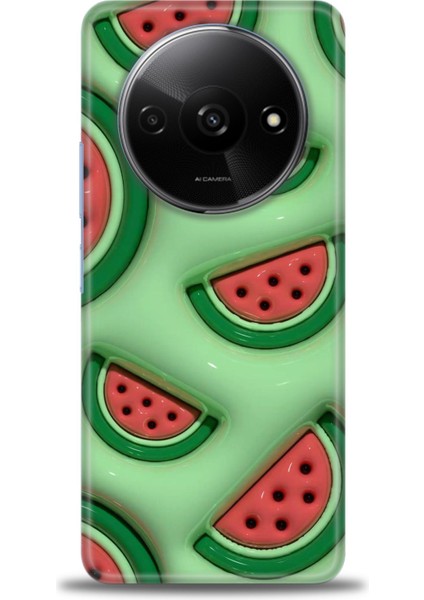 Xiaomi Redmi A3 4g 2024 Hd Baskılı Kılıf + Seramik Tam Kaplayan Ekran Koruyucu 118