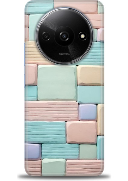 Xiaomi Redmi A3 4g 2024 Hd Baskılı Kılıf + Seramik Tam Kaplayan Ekran Koruyucu 440