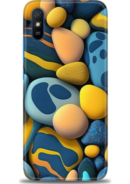 Xiaomi Redmi 9A Hd Baskılı Kılıf + Seramik Tam Kaplayan Ekran Koruyucu 343