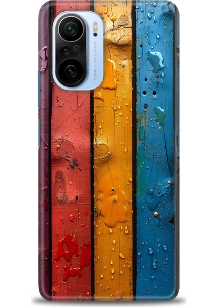 Xiaomi Redmi K40 Pro Hd Baskılı Kılıf + Seramik Tam Kaplayan Ekran Koruyucu 435