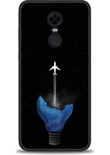 Xiaomi Redmi 5 Plus Kılıf Hd Baskılı Kılıf + Seramik Tam Kaplayan Ekran Koruyucu 383
