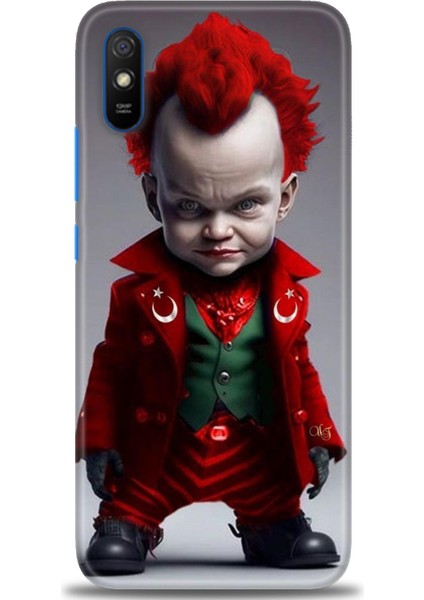 Xiaomi Redmi 9A Hd Baskılı Kılıf + Seramik Tam Kaplayan Ekran Koruyucu 248