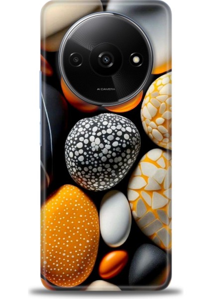 Xiaomi Redmi A3 4g 2024 Hd Baskılı Kılıf + Seramik Tam Kaplayan Ekran Koruyucu 342