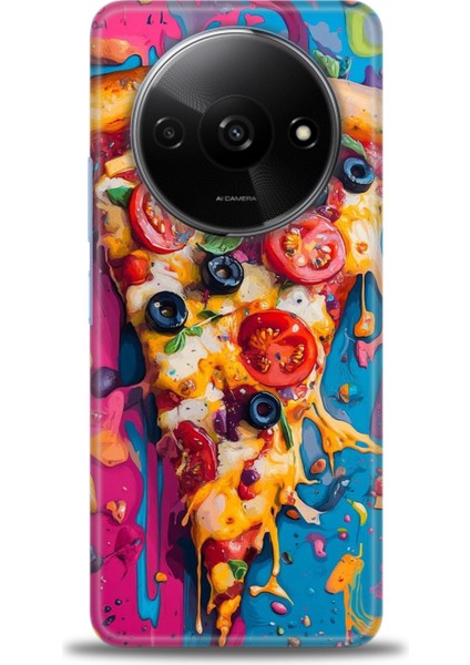 Xiaomi Redmi A3 4g 2024 Hd Baskılı Kılıf + Seramik Tam Kaplayan Ekran Koruyucu 450
