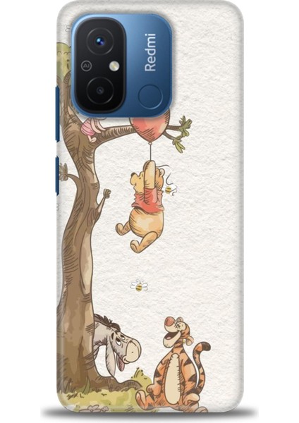 Xiaomi Redmi 12C Kılıf Hd Baskılı Kılıf + Seramik Tam Kaplayan Ekran Koruyucu 52