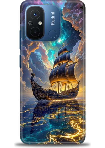 Xiaomi Redmi 12C Kılıf Hd Baskılı Kılıf + Seramik Tam Kaplayan Ekran Koruyucu 233