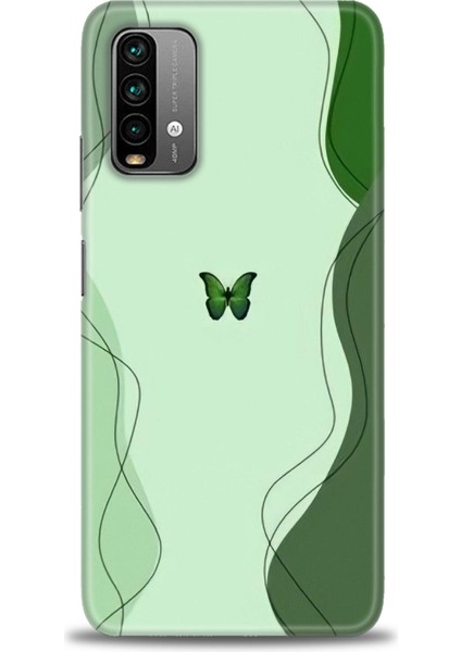 Xiaomi Redmi 9t Hd Baskılı Kılıf + Seramik Tam Kaplayan Ekran Koruyucu 187