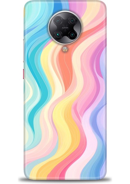 Xiaomi Redmi K30 Pro Hd Baskılı Kılıf + Seramik Tam Kaplayan Ekran Koruyucu 424