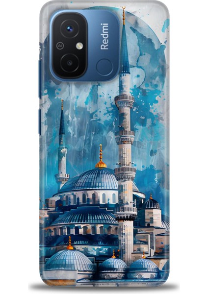 Xiaomi Redmi 12C Kılıf Hd Baskılı Kılıf + Seramik Tam Kaplayan Ekran Koruyucu 228