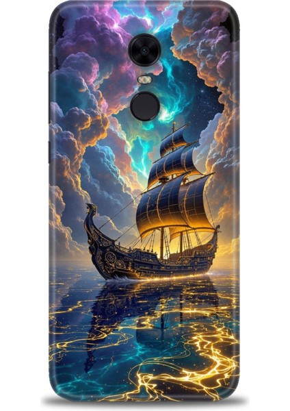Xiaomi Redmi 5 Plus Kılıf Hd Baskılı Kılıf + Seramik Tam Kaplayan Ekran Koruyucu 233