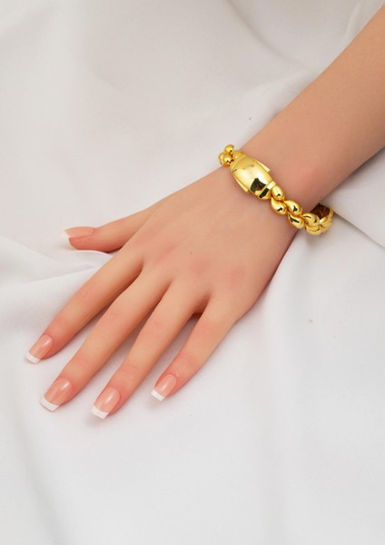 Bottega Tasarım Altın Taşsız Bileklik fiyatları