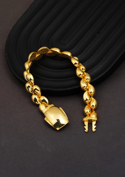 Bottega Tasarım Altın Taşsız Bileklik modelleri