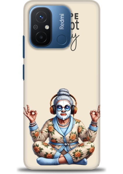 Xiaomi Redmi 12C Kılıf Hd Baskılı Kılıf + Seramik Tam Kaplayan Ekran Koruyucu 42