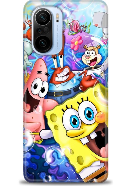 Xiaomi Redmi K40 Pro Hd Baskılı Kılıf + Seramik Tam Kaplayan Ekran Koruyucu 455