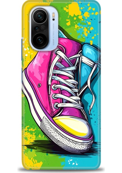 Xiaomi Redmi K40 Pro Hd Baskılı Kılıf + Seramik Tam Kaplayan Ekran Koruyucu 441