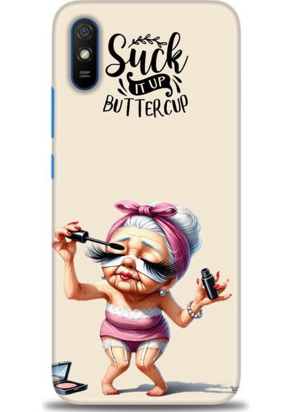 Xiaomi Redmi 9A Hd Baskılı Kılıf + Seramik Tam Kaplayan Ekran Koruyucu 50